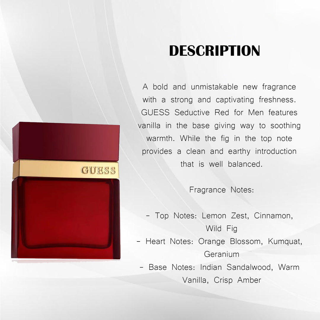 GUESS SEDUCTIVE HOMME RED EDT 100ML