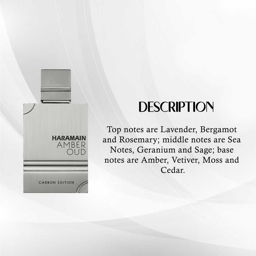 AL HARAMAIN AMBER OUD CARBON EDITION EDP 60ML UNISEX