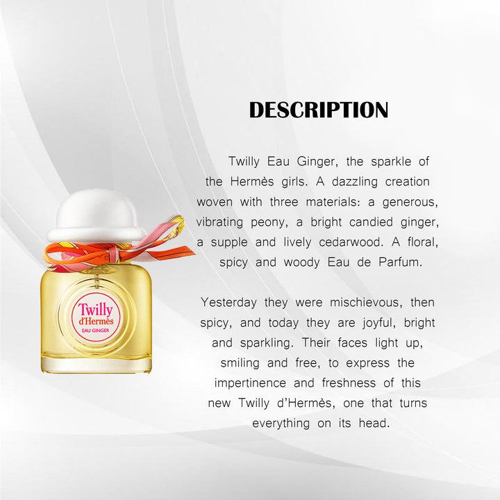 HERMES TWILLY D' HEREMES EAU GINGER 85ML