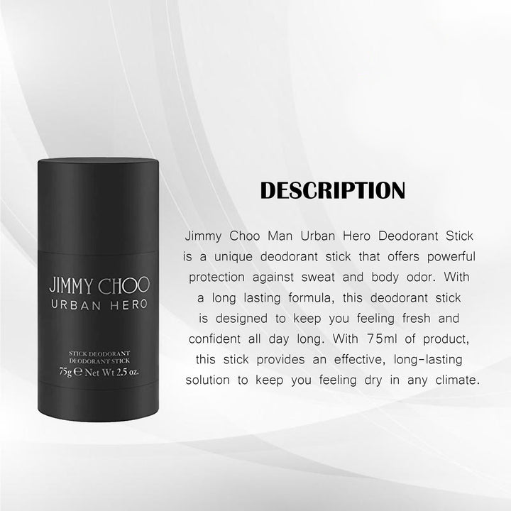 JIMMY CHOO URBAN HERO DEODORANT STICK 75G