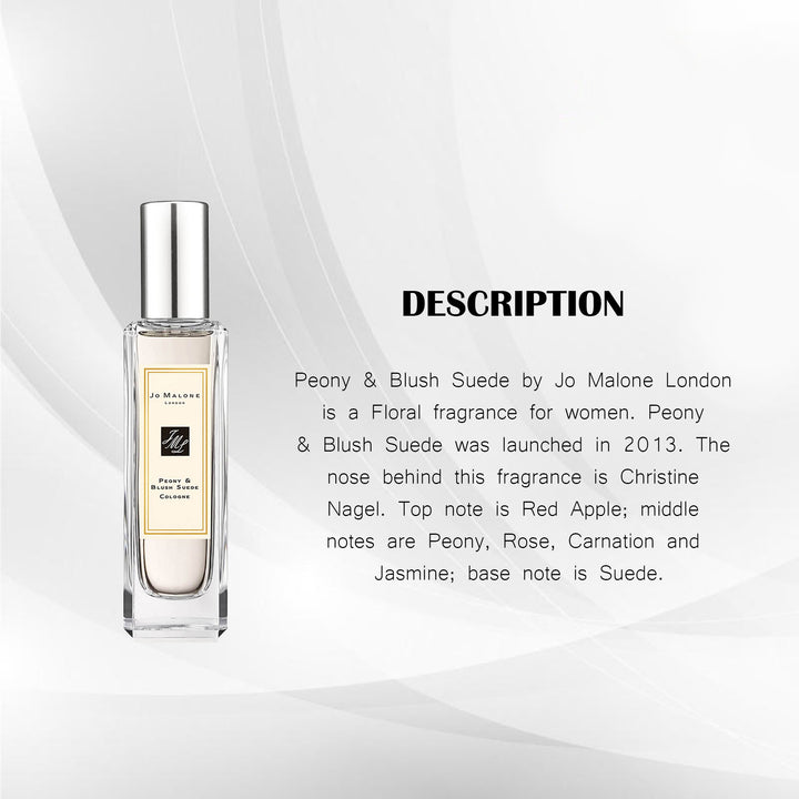 JO MALONE PEONY AND BLUSH SUEDE COLOGNE 30ML