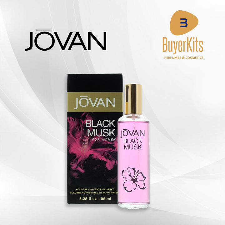 JOVAN BLACK MUSK COLOGNE FOR HER 96ML