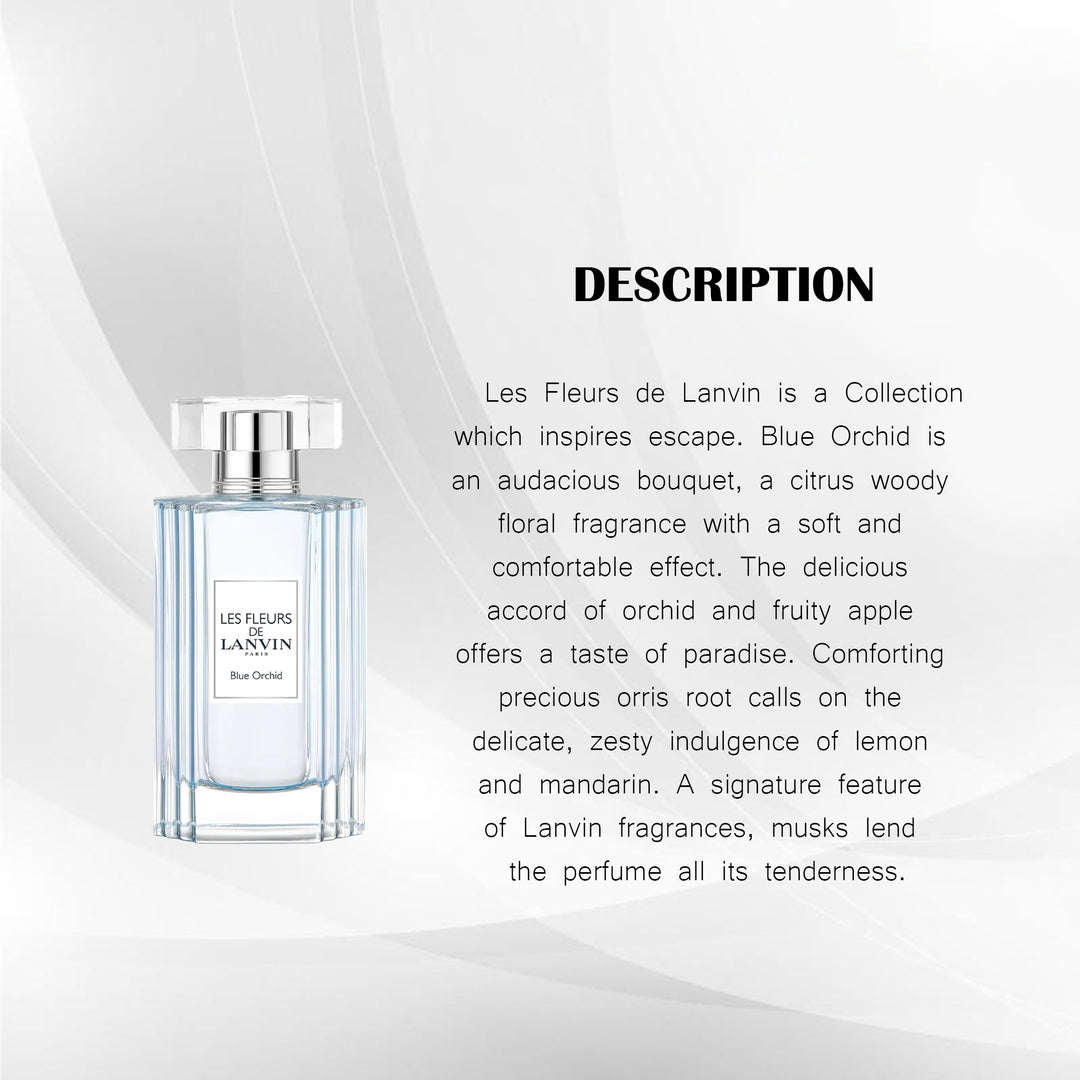 LANVIN LES FLEURS DE BLUE ORCHID EDT 90ML