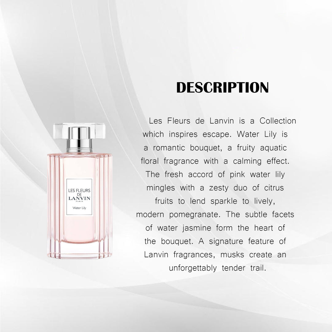 LANVIN LES FLEURS DE WATER LILY EDT 90ML