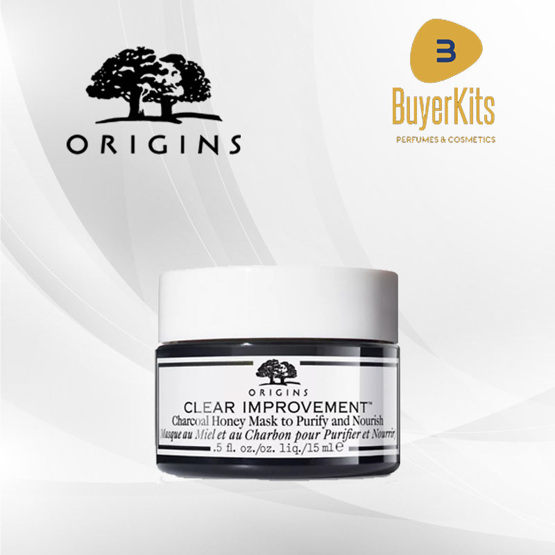 ORIGINS CLEAR IMPROVEMENT CHARCOAL HONEY MASK 15ML-BUY 1GET 1 FREE