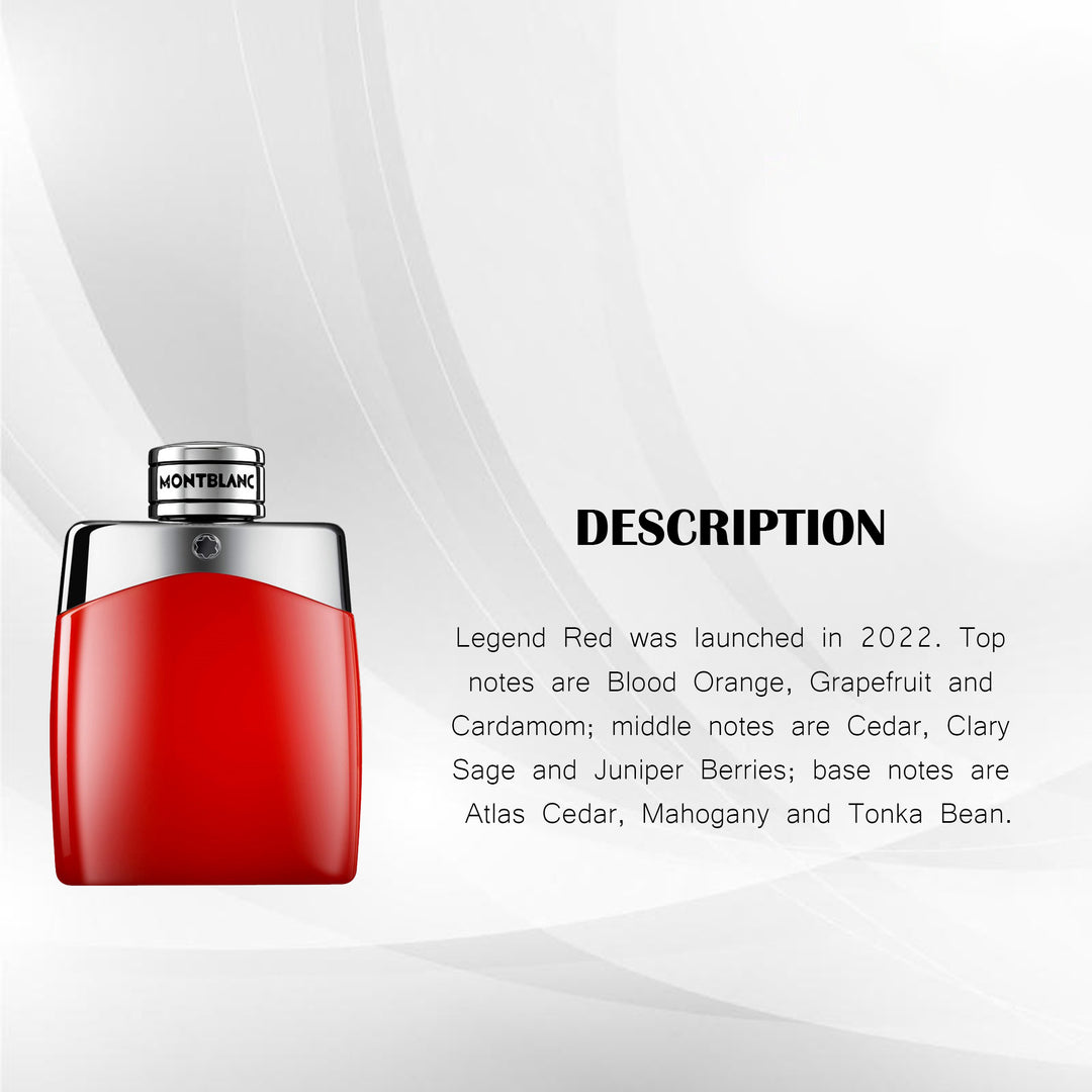 MONT BLANC LEGEND RED EDP PERFUME SET 3PCS