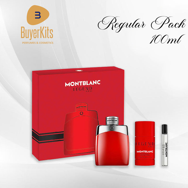 MONT BLANC LEGEND RED EDP PERFUME SET 3PCS