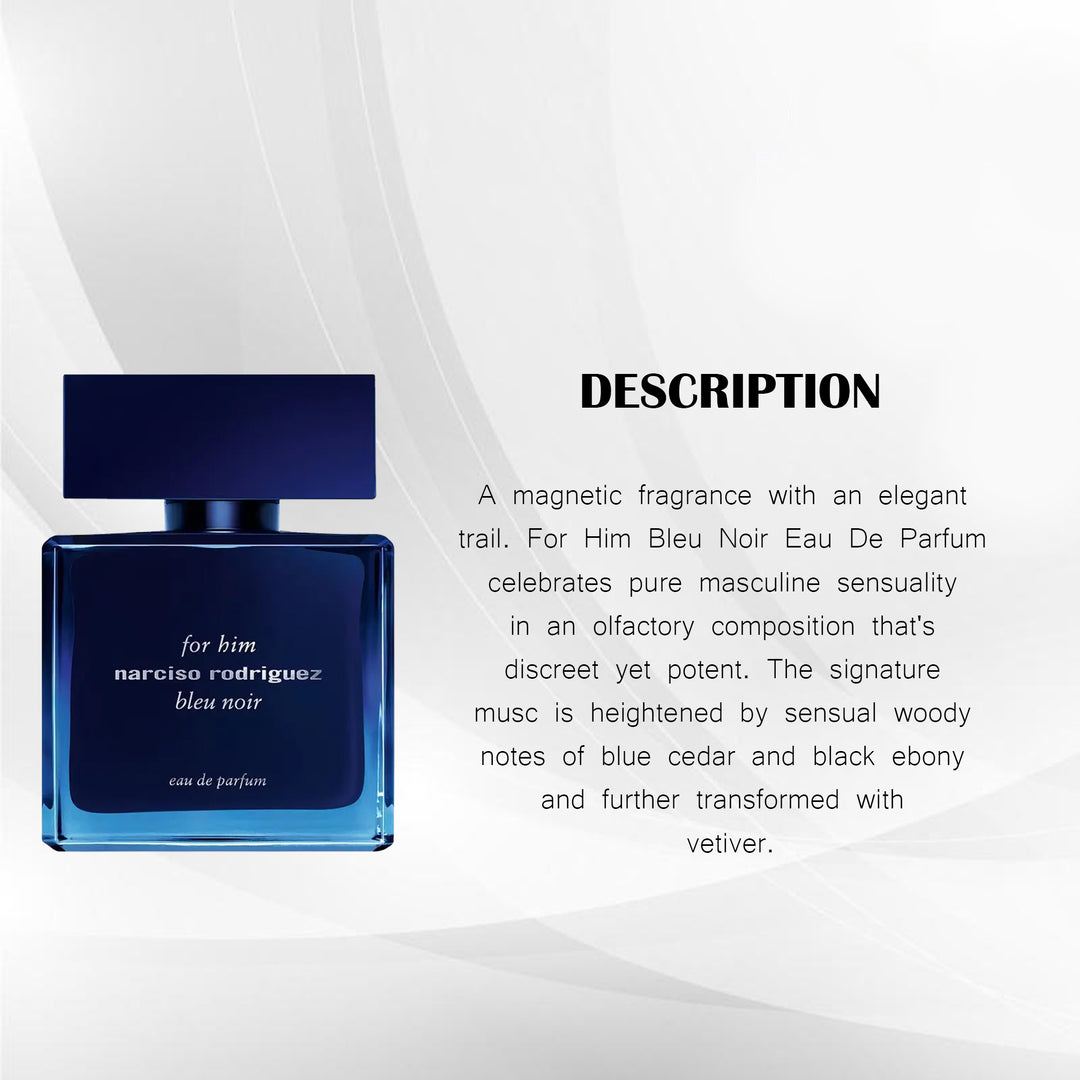 NARCISO RODRIGUEZ BLUE NOIR FOR HIM EDP 100ML TESTER