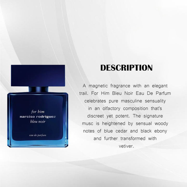 NARCISO RODRIGUEZ BLUE NOIR FOR HIM EDP 100ML TESTER