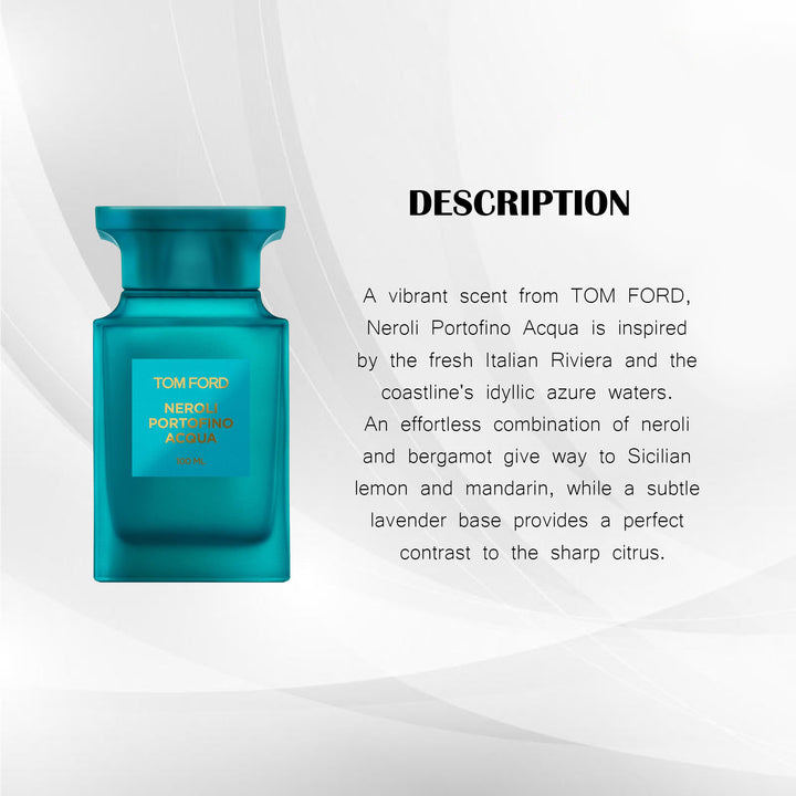 TOM FORD NEROLI PORTOFINO ACQUA EDT 100ML