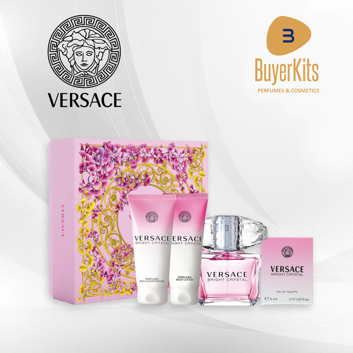 VERSACE BRIGHT CRYSTAL EDT PERFUME SET