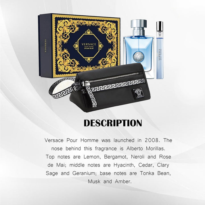 VERSACE POUR HOMME EDT 100ML GIFT SET